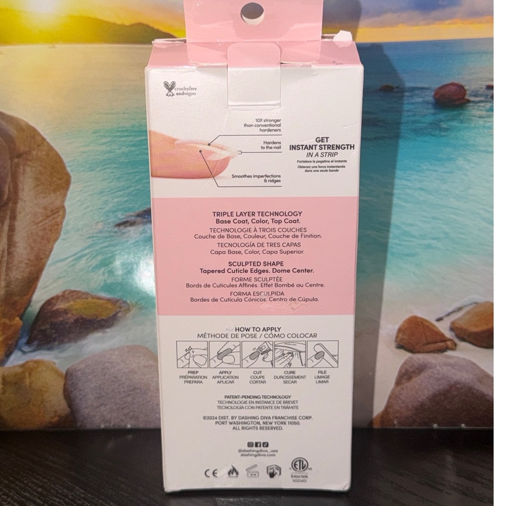 Dashing Diva Glaze LED Semi-Cured Gel Starter Kit Pale Blush GZK15 Pink Nails - Picture 2 of 3